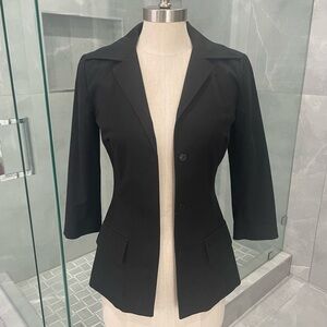 DOLCE & GABBANA BLACK 3/4 SLEEVE JACKET EU SIZE 40